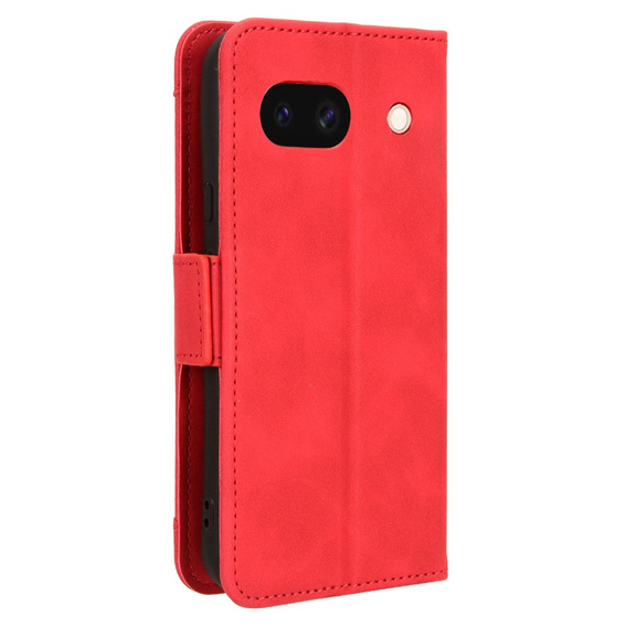 Cu clapetă pentru Google Pixel 8A, Card Slot, roșu