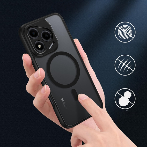 Husă pentru Honor 400 Lite, pentru MagSafe, ERBORD Matt Case, negru