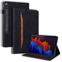 Husă pentru Samsung Galaxy Tab S10 FE+ Plus, Classic, cu spațiu pentru stylus, negru