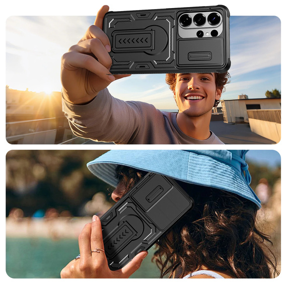 Carcasă blindată cu suport pentru Samsung Galaxy S26 Ultra