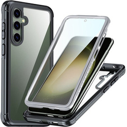 Carcasă pentru Samsung Galaxy S23 FE, Shockproof, cu folie, negru