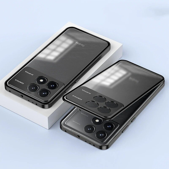 Carcasă pentru Xiaomi Poco F6 Pro, Frame Case, negru