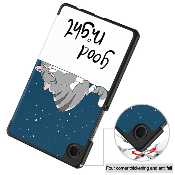 Husă inteligentă cu imprimeu pentru Samsung Galaxy Tab A11/A9