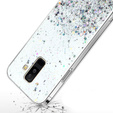 Huse pentru Samsung Galaxy A6 Plus 2018, Glittery, transparentă