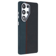 Carcasa pentru Samsung S25 Ultra, Carbon Fiber MagSafe, negru / albastru