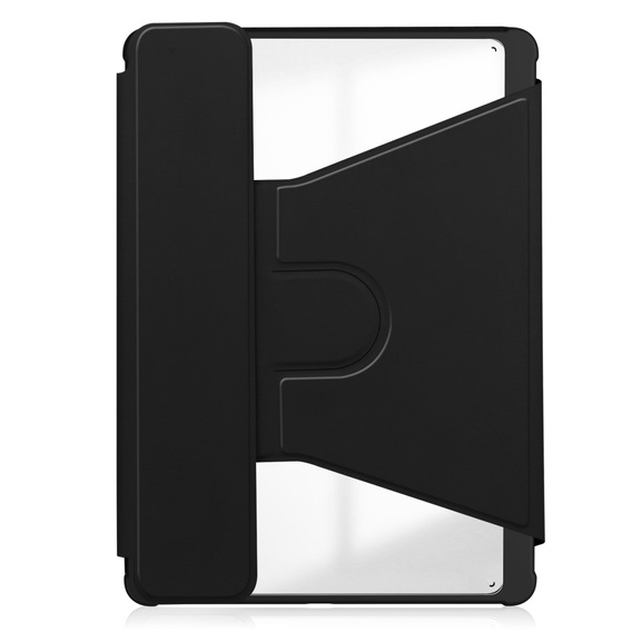 Husă pentru tastatură pentru Samsung Galaxy Tab S10 Lite / S10 FE / S9 FE, Rotary 360° Leather, negru
