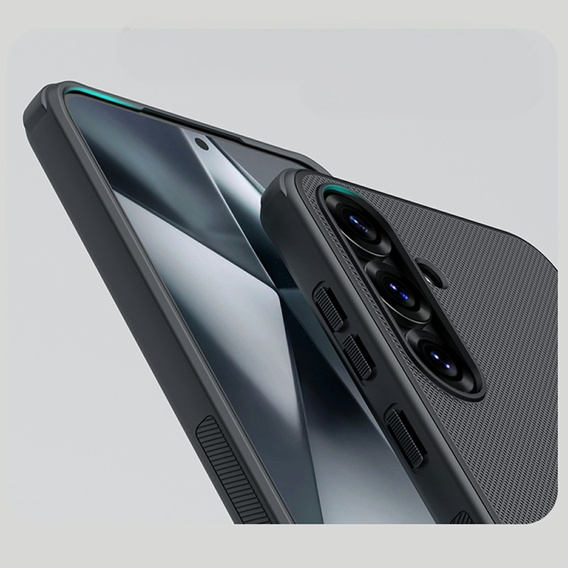 Husa NILLKIN pentru Samsung Galaxy S25, Frosted Shield, pentru MagSafe, negru
