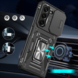 Husă blindată pentru Samsung Galaxy Z Fold6 5G, CamShield Slide, negru