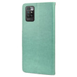 Cu clapetă pentru Xiaomi Redmi 10, Butterfly, verde