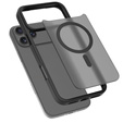 Carcasă Matt pentru iPhone 17 Pro Max, pentru MagSafe, negru translucid