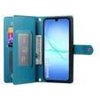 Wallet Zipper Pocket flip caz pentru Samsung Galaxy A17 5G, Wallet Zipper Pocket, albastru