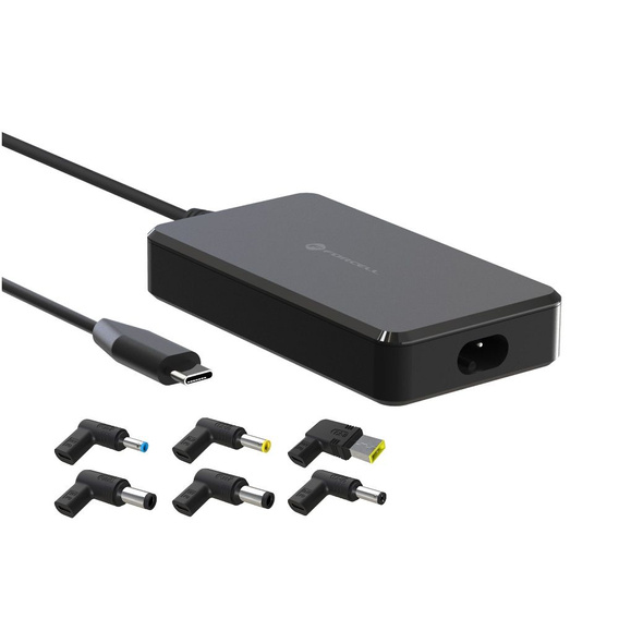 Alimentator universal pentru laptop Forcell E856 USB-C 90W cu capete interschimbabile