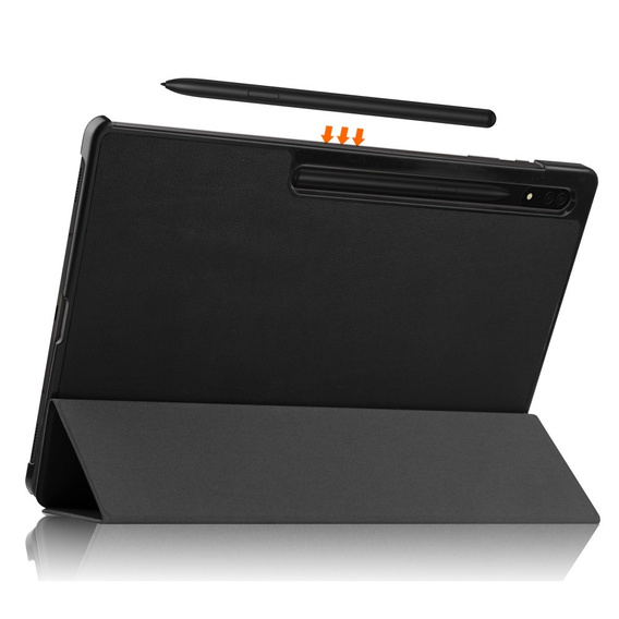 Husă pentru Samsung Galaxy Tab S9 Ultra, Smartcase, negru