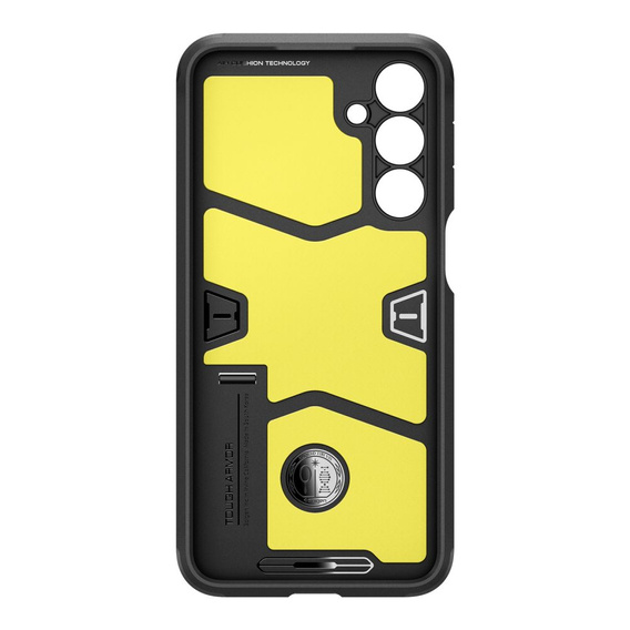 Carcasa Spigen pentru Samsung Galaxy A36 5G, Tough Armor Mag MagSafe, negru + 9H Tempered Glass