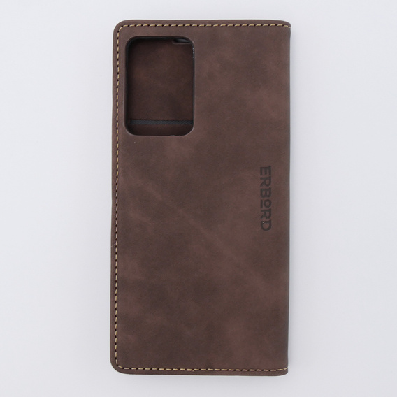 Husă pentru Xiaomi 13 lite, ERBORD Vintage, portofel cu clapetă, cafea