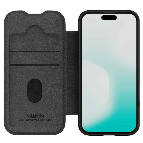Husă flip NILLKIN CamShield Qin Pro pentru iPhone 17