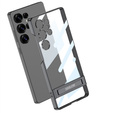 Carcasă pentru Samsung Galaxy S25 Ultra, GKK Kickstand Hard Case, negru