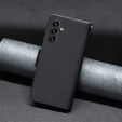 Cu clapetă pentru Samsung Galaxy A55 5G, Wallet Litchi Leather, negru