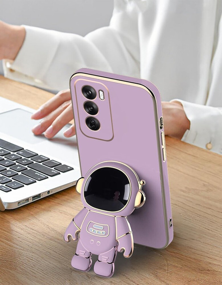 Huse pentru Oppo Reno 12 Pro, Astronaut, violet