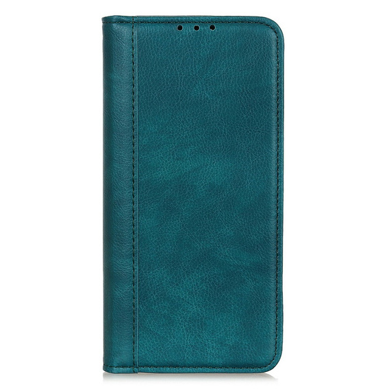 Huse pentru Samsung Galaxy A26, Wallet Litchi Leather, verde
