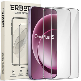 2x ERBORD 9H Sticlă temperată pentru OnePlus 15R