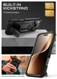 Carcasă Supcase pentru iPhone 17 Pro Max, Unicorn Beetle Pro, negru
