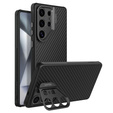 Carcasă pentru Samsung Galaxy S25 Ultra, carcasă blindată Nillkin, Carboprof Case, pentru Magsafe, negru