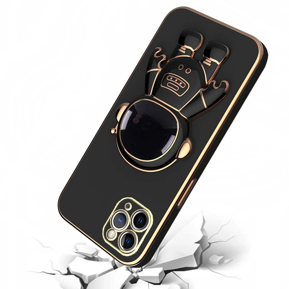 Huse pentru iPhone 12 Pro Max, Astronaut, negru