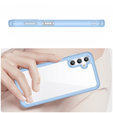 Huse pentru Samsung Galaxy A14 4G/5G, Fusion Hybrid, transparent / albastru