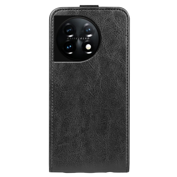 Cu clapetă pentru OnePlus 11 5G, Flip, negru