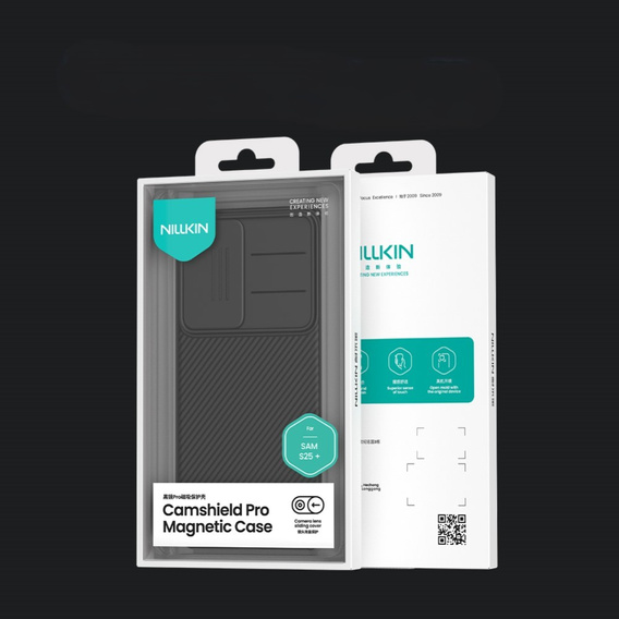 Carcasa Nillkin pentru Samsung Galaxy S25+ Plus, CamShield Pro MagSafe, negru