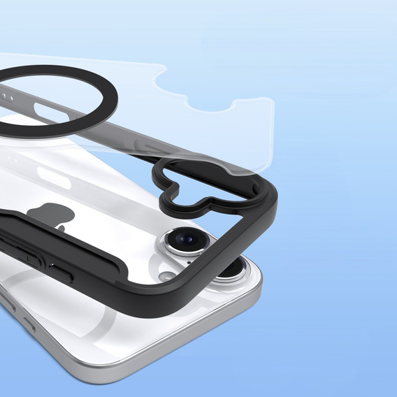 Dux Ducis Huse pentru iPhone 16 Plus, Skin X Pro, MagSafe, negru