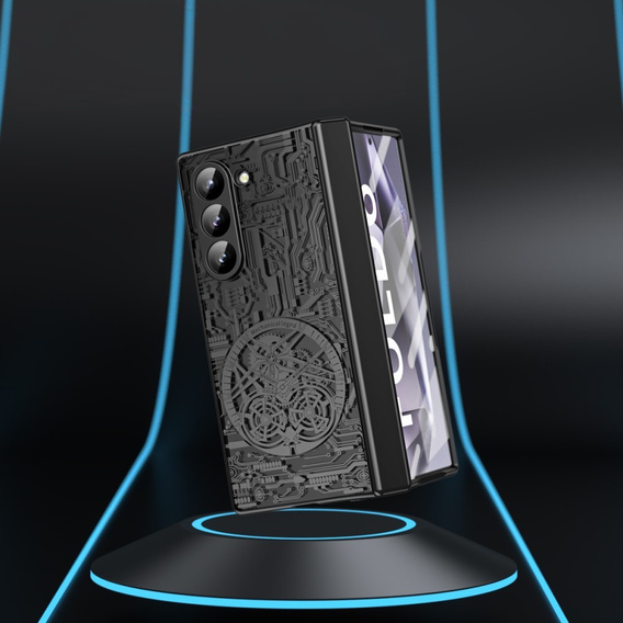 Husă pentru Samsung Galaxy Z Fold6 5G, Mechanical Legend, negru