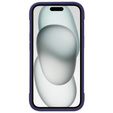 Husă pentru iPhone 15, ERBORD Armor Mag, violet