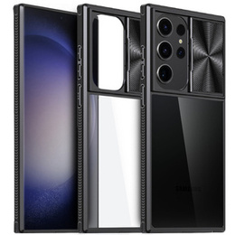 Huse pentru Samsung Galaxy S23 Ultra, Slide Camera, negru