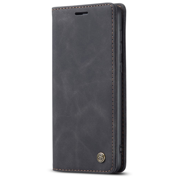 Husa CASEME pentru Samsung Galaxy A33 5G, Leather Wallet Case, negru