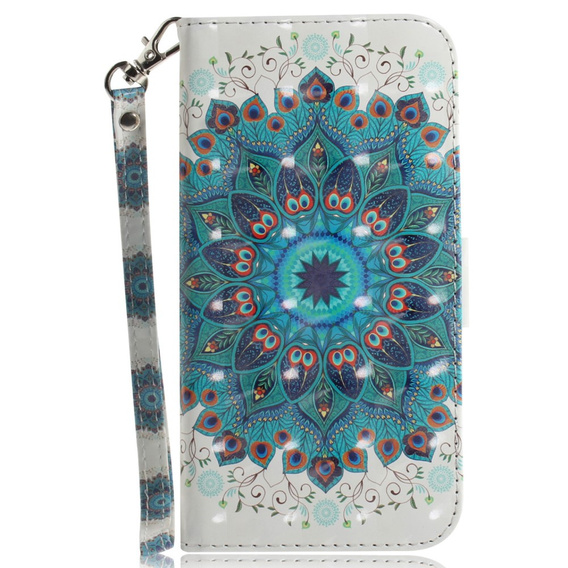 Cu clapetă pentru Motorola Edge 50 Pro 5G, Wallet, Mandala Flower