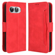 Cu clapetă pentru T Phone 3 5G, Card Slot, roșu