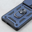 Husă blindată pentru Oppo Reno 10 / 10 Pro, CamShield Slide, albastru