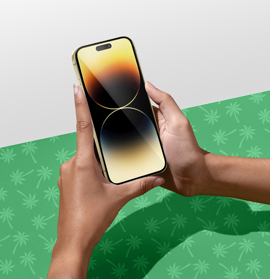 Sticlă temperată 5D Full Glue Smart Palm pentru iPhone 14 Pro