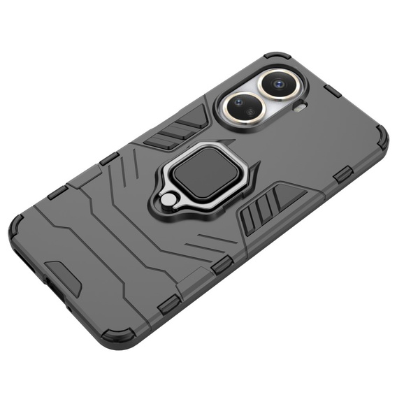 Huse pentru Huawei nova 10 SE, Kickstand Ring, negru