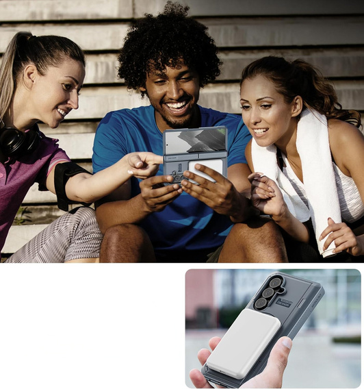 Dexnor Carcasă blindată magnetică cu baze duble pentru Samsung Galaxy Z Fold7