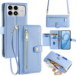 Husă flip cu buzunar cu fermoar pentru Xiaomi Poco F8 Pro