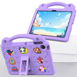 Husă pentru copii pentru Lenovo Tab TB311FU, Cute Patterns, cu suport, violet