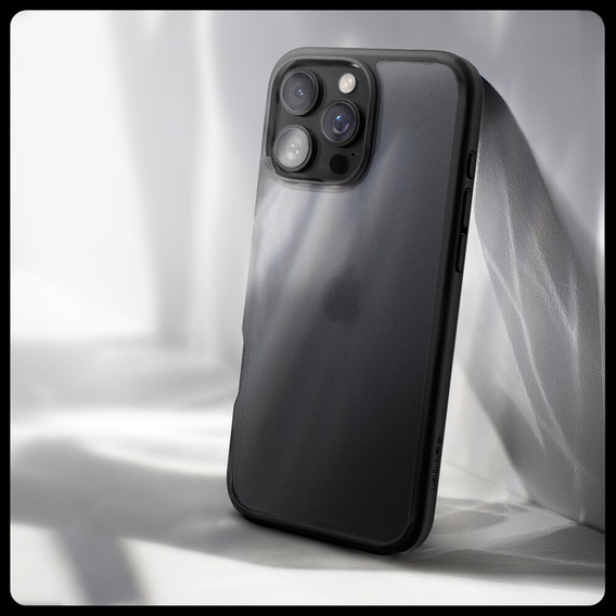 Carcasa Spigen pentru iPhone 16 Pro Max, Ultra Hybrid, negru / mat + sticlă temperată 9H
