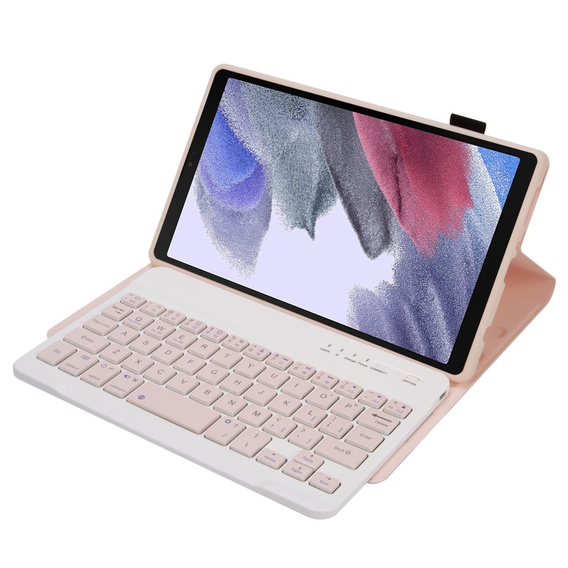 Carcasă + tastatură Samsung Galaxy Tab A7 Lite 8.7 T220 / 225, roz rose gold