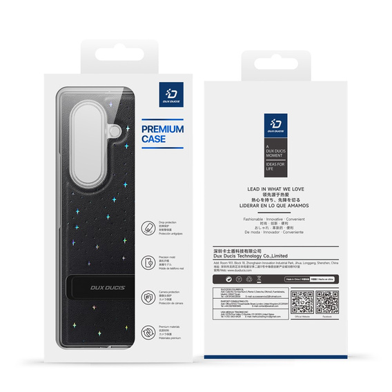Carcasă Dux Ducis Stex cu suport și sticlă călită pentru Samsung Galaxy Z Fold7 5G