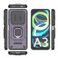 Husă pentru Xiaomi Redmi A3, KickStand Camera Lens, violet