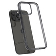 Carcasa Spigen pentru iPhone 16 Pro, Ultra Hybrid, gri + sticlă temperată 9H