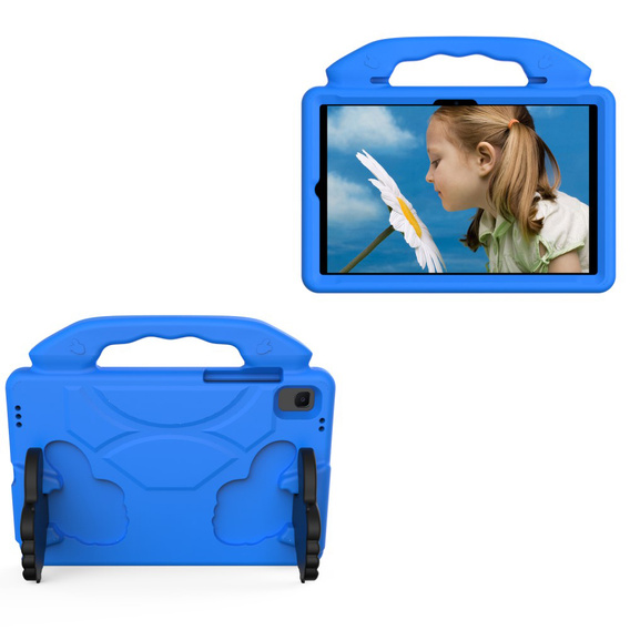 Husă pentru copii pentru Samsung Galaxy Tab A7 10.4 2022 / 2020 / Huawei MatePad 10.4 2022 / 2020, husă pentru copii cu mâner, albastru